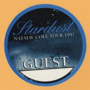 Natalie Cole 1997 Stardust Concert Tour GUEST Backstage Pass
