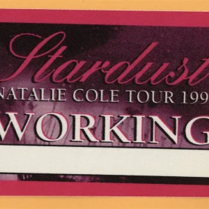 Natalie Cole 1997 Stardust Concert Tour WORKING Backstage Pass