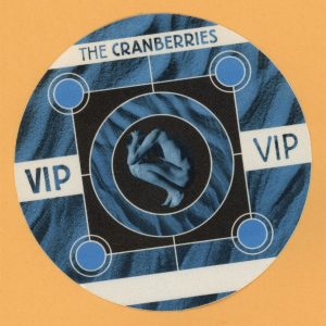 The Cranberries 1999 Bury the Hatchet Concert Tour VIP Backstage Pass