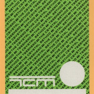The Crystal Method 2001 Tweeken Concert Tour VIP Backstage Pass