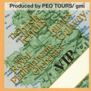 The Irish Tenors Concert Tour VIP Backstage Pass