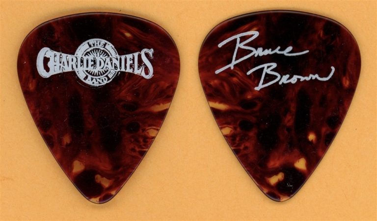 Charlie Daniels Band Bruce Brown Vintage Tour Guitar Pick