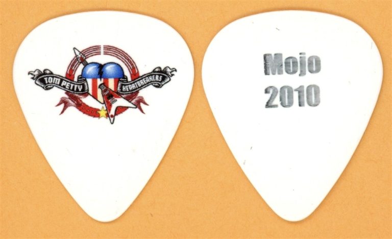 Tom Petty and the Heartbreakers Vintage Guitar Pick - 2010 Mojo Tour (Alt Press)
