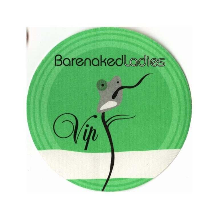 Barenaked Ladies 2000 Maroon Concert Tour VIP Backstage Pass