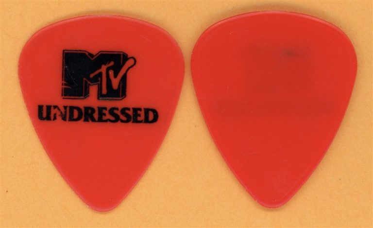 MTV Vintage Tour Guitar Pick - 1999 Undressed TV show Promo