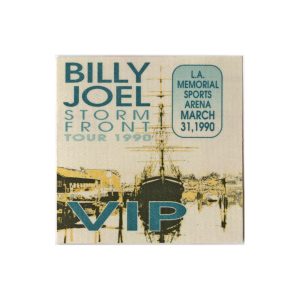 Billy Joel 1990 Storm Front Concert Tour VIP Backstage Pass