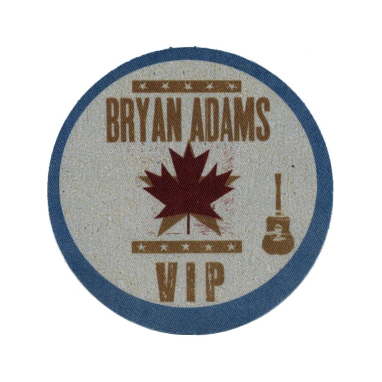 Bryan Adams 2009 Bare Bones Concert Tour VIP Backstage Pass