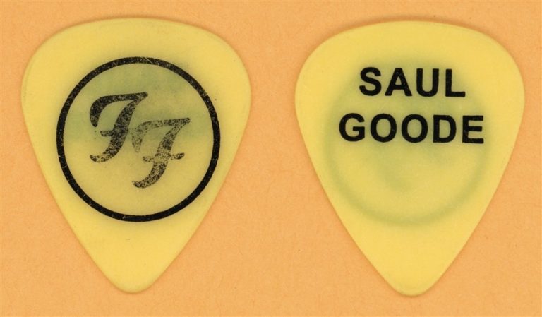 Foo Fighters Saul Goode Vintage Tour Guitar Pick - Stage Used