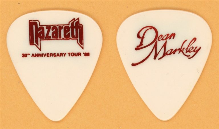 Nazareth Pete Agnew Vintage Guitar Pick - 1988 20th Anniversary Tour