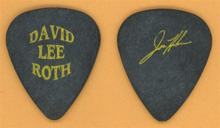 David Lee Roth Joe Holmes Vintage Guitar Pick - 1991 A Little Ain't Enough Tour