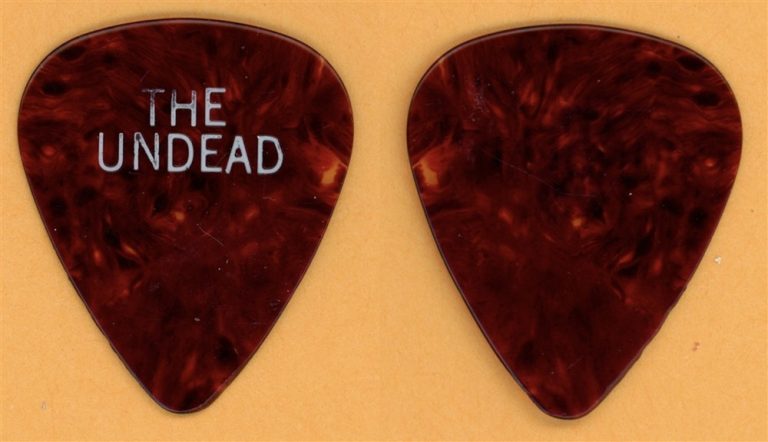 The Undead Vintage Guitar Pick - 1992 Act Your Rage Tour