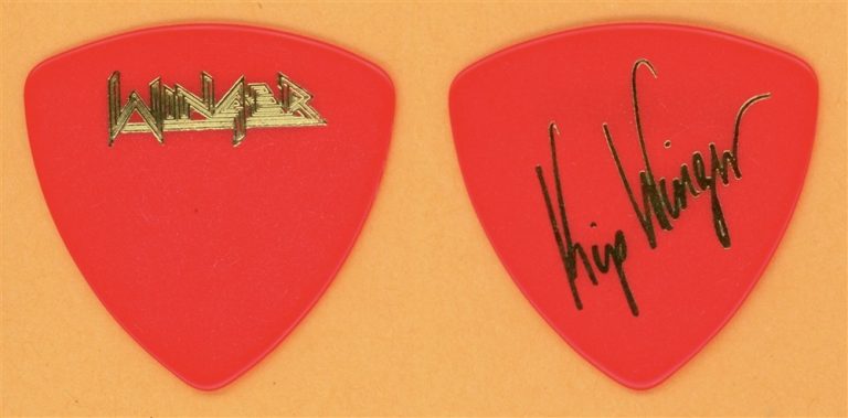 Winger Kip Winger Vintage Guitar Pick - 1990 In the Heart of the Young Tour