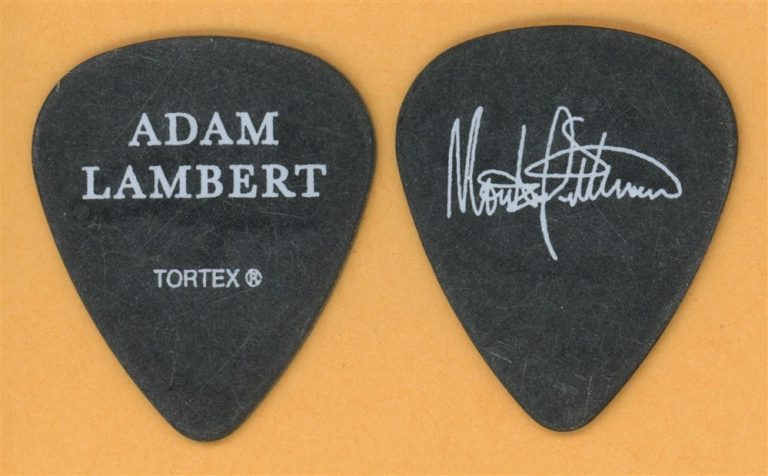 Adam Lambert Monte Pittman Guitar Pick - 2010 For Your Entertainment Tour
