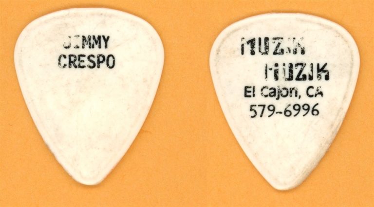 Aerosmith Jimmy Crespo Vintage Tour Guitar Pick - 1982 Rock In a Hard Place Tour