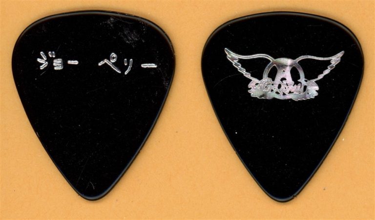 Aerosmith Joe Perry Vintage Guitar Pick - 1989 Pump Tour