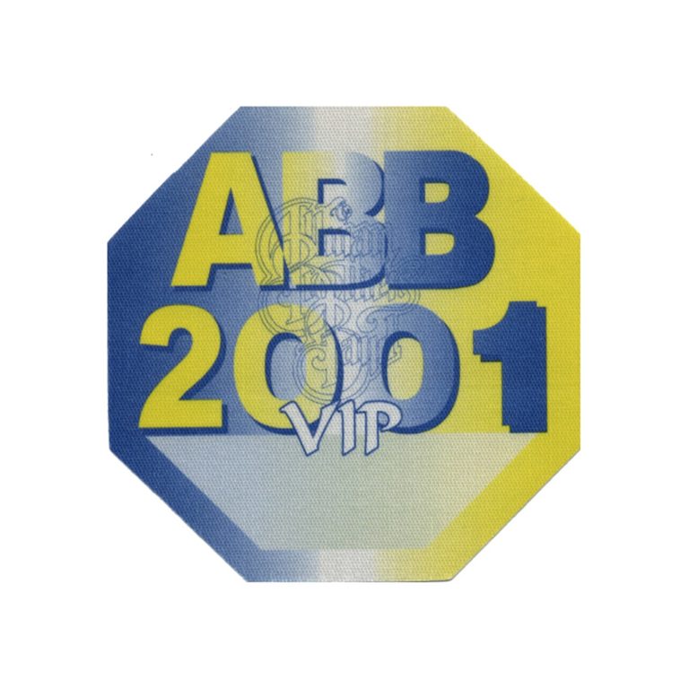 Allman Brothers 2001 Concert Tour VIP Backstage Pass