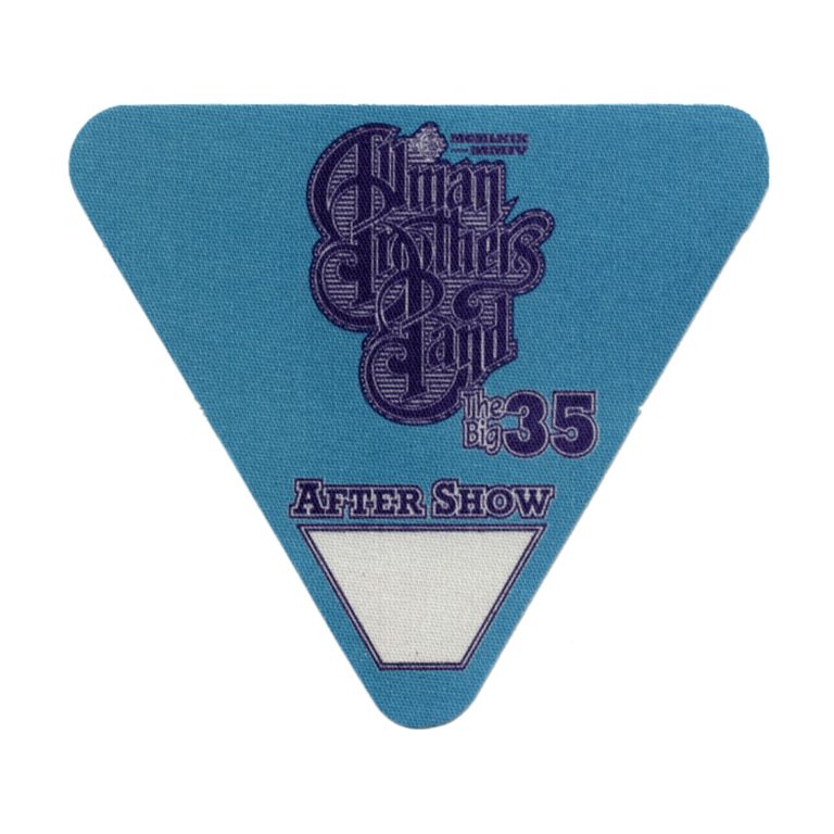 Allman Brothers 2004 One Way Out Concert Tour After Show Backstage Pass