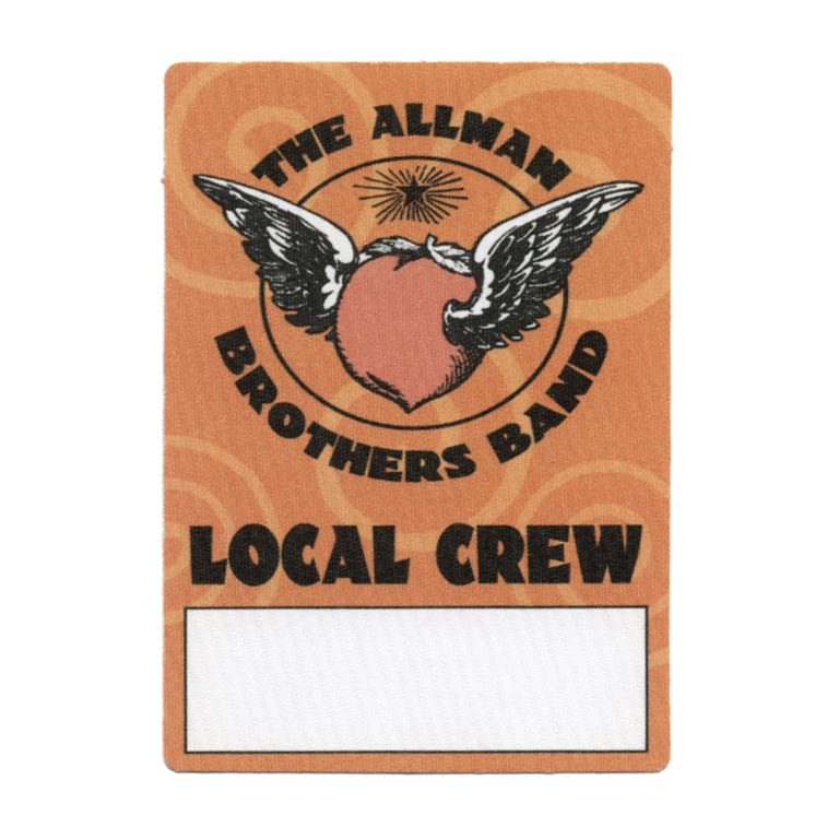 Allman Brothers 2005 One Way Out Concert Tour Local Crew Backstage Pass