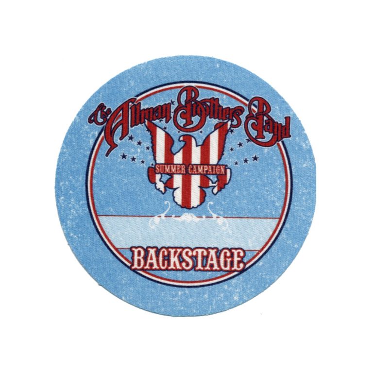 Allman Brothers 2008 Summer Campaign Concert Tour Backstage Pass