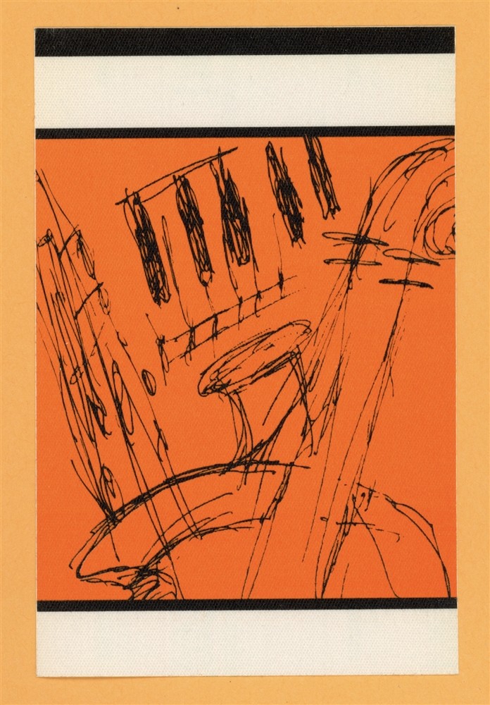 Kenny G 1988 Silhouette Concert Tour Backstage Pass