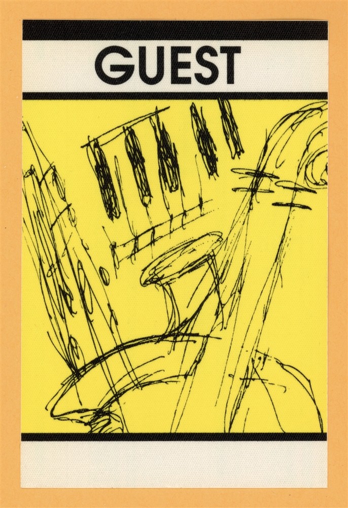 Kenny G 1988 Silhouette Concert Tour GUEST Backstage Pass