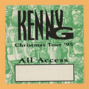 Kenny G 1995 Christmas Concert Tour ALL ACCESS Backstage Pass