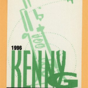 Kenny G 1996 Christmas Concert Tour WORKING Backstage Pass