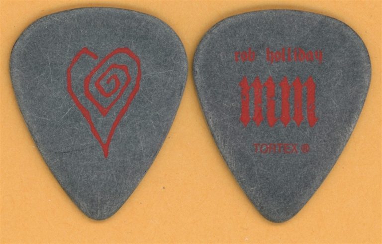 Marilyn Manson Rob Holliday Vintage Guitar Pick - 2008 Rape of the World Tour