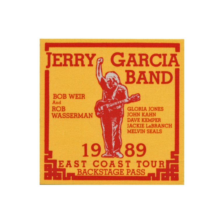 Jerry Garcia 1989 Grateful Dead Concert Tour All Access Backstage Pass