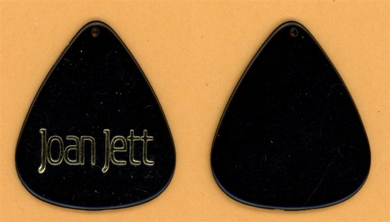 Joan Jett & The Blackhearts Vintage Guitar Pick - 1986 Good Music Tour