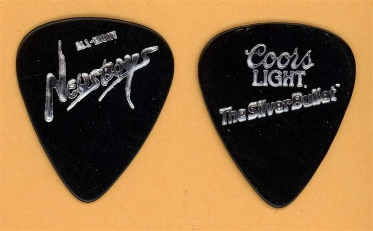 All Night Newsboys Silver Bullet Vintage Tour Guitar Pick