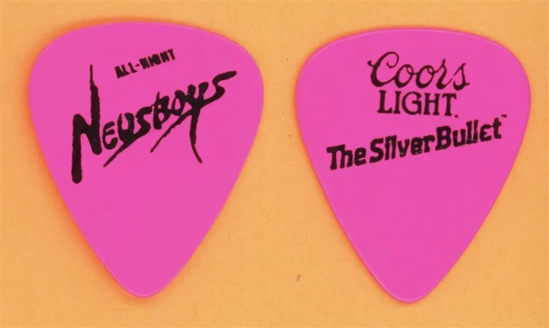 All Night Newsboys Silver Bullet Vintage Tour Guitar Pick