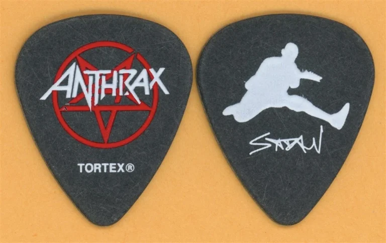 Anthrax Scott Ian Vintage Guitar Pick - 2011 Worship Music Tour