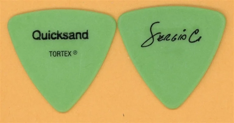 Deftones Sergio Vega Quicksand Vintage Tour Guitar Pick