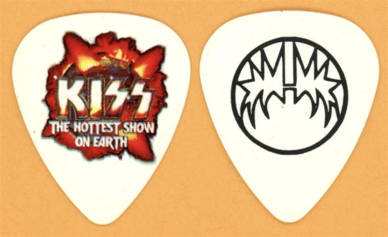 KISS Tommy Thayer Vintage Guitar Pick - 2010 Hottest Show On Earth Tour