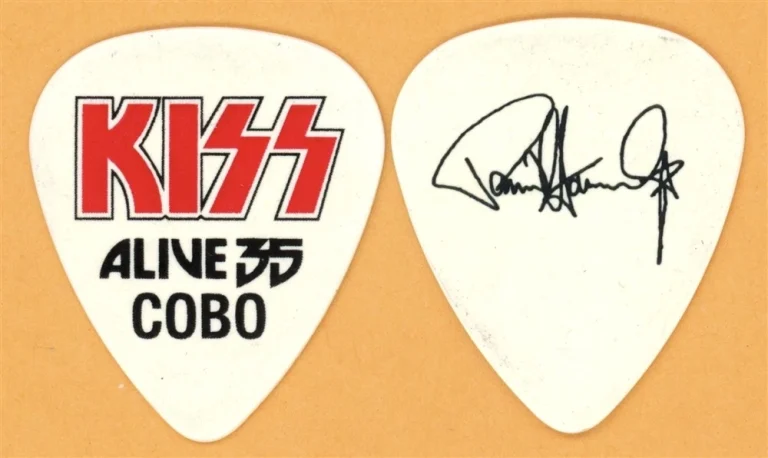 KISS Paul Stanley Vintage Guitar Pick - 2009 Alive 35 Cobo Hall Tour