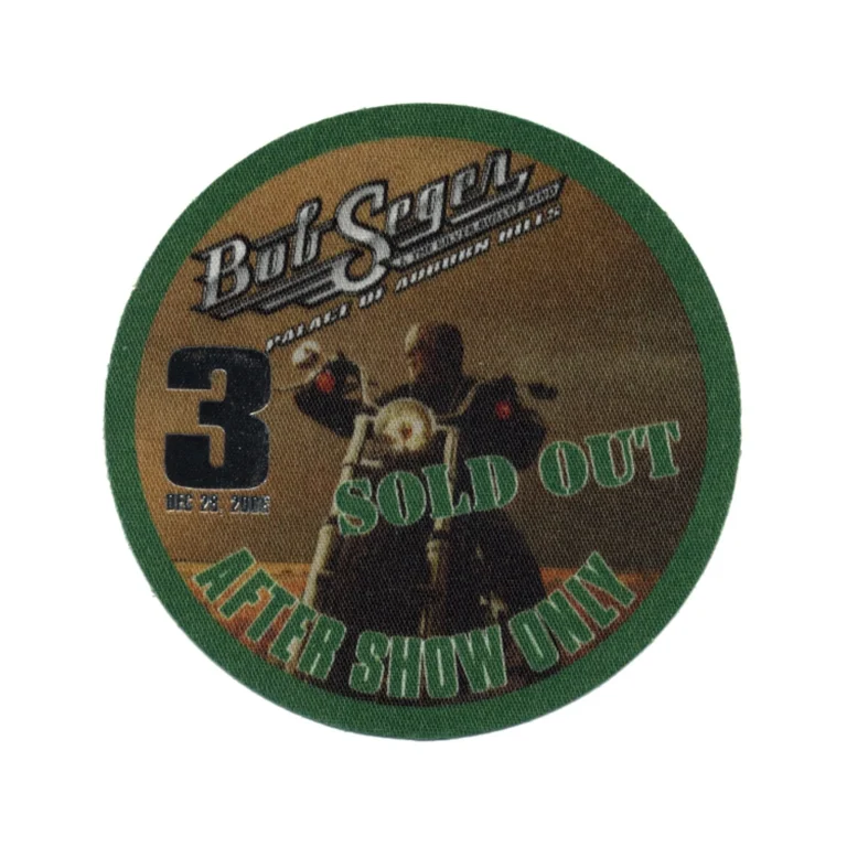 Bob Seger 2006 Face the Promise Concert Tour After Show Backstage Pass