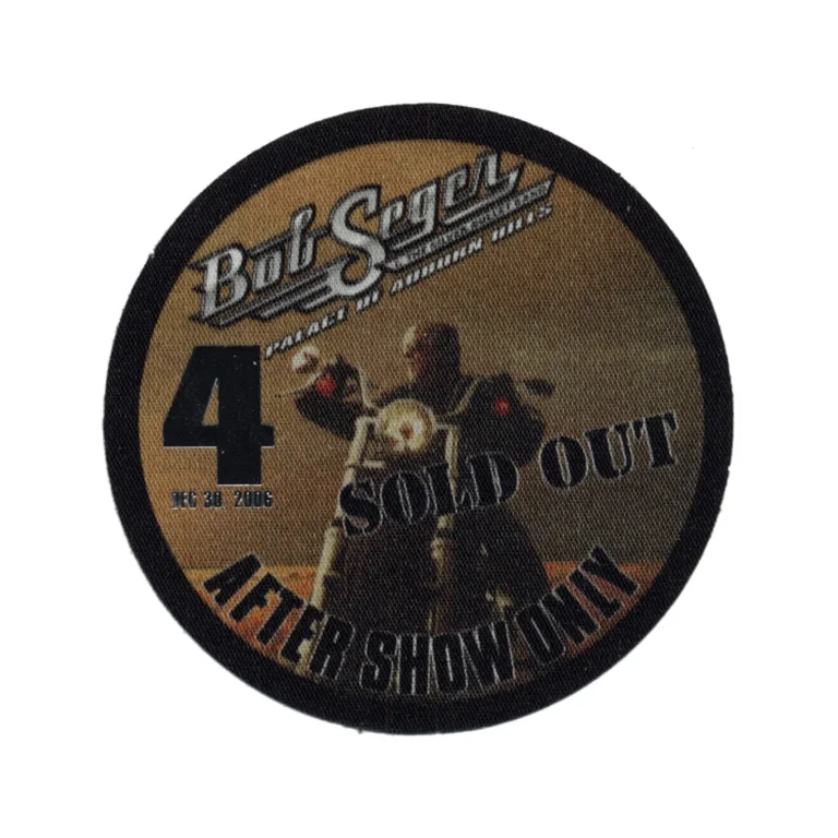 Bob Seger 2006 Face the Promise Concert Tour After Show Backstage Pass