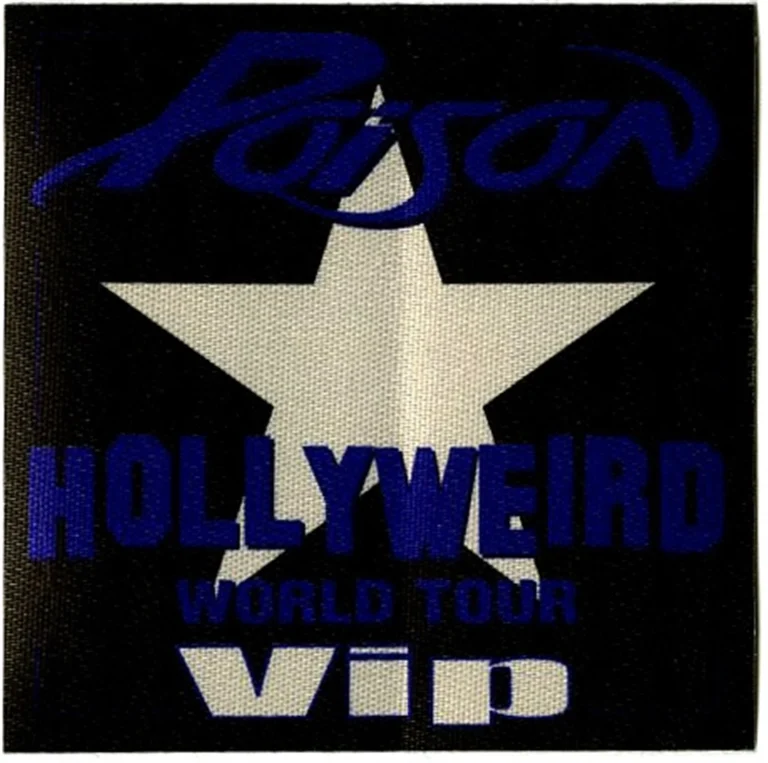 Poison 2002 Hollyweird Concert Tour VIP Backstage Pass