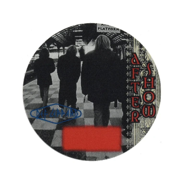 Def Leppard 1996 Slang Concert Tour After Show Backstage Pass