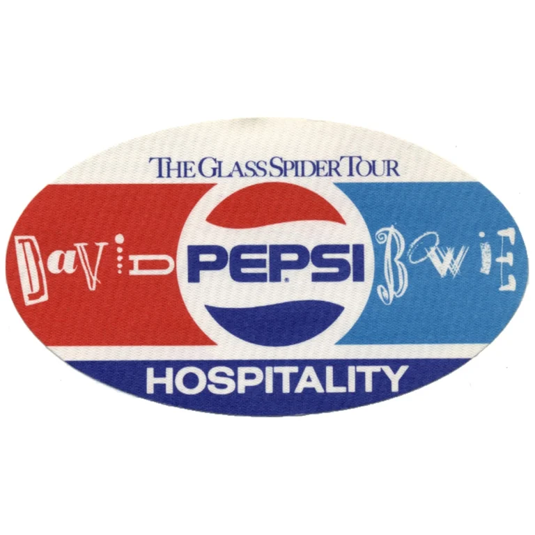 David Bowie 1987 The Glass Spider Concert Tour Hospitality Backstage Pass