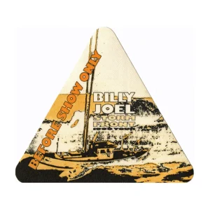 Billy Joel 1990 Storm Front Concert Tour Before Show Backstage Pass
