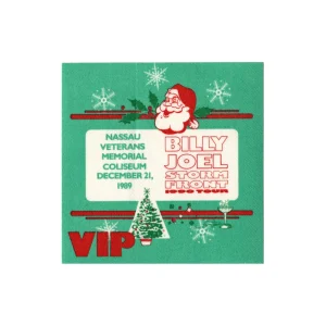 Billy Joel 1989 Storm Front Concert Tour VIP Backstage Pass