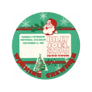 Billy Joel 1989 Storm Front Concert Tour Working Backstage Pass