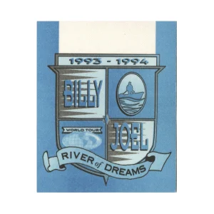 Billy Joel 1993 River of Dreams Concert Tour Backstage Pass