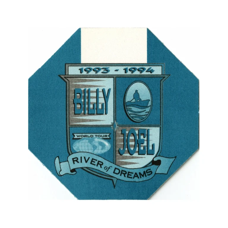 Billy Joel 1993 River of Dreams Concert Tour VIP Backstage Pass