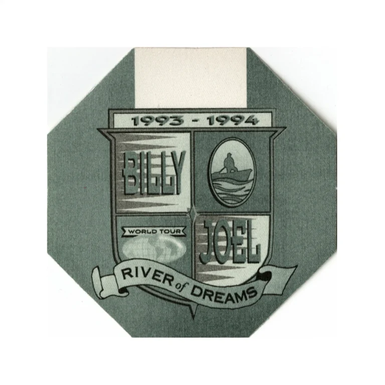 Billy Joel 1993 River of Dreams Concert Tour VIP Backstage Pass