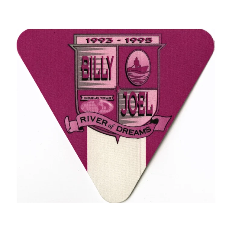 Billy Joel 1993 River of Dreams Concert Tour After Show Backstage Pass