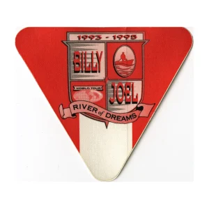 Billy Joel 1993 River of Dreams Concert Tour After Show Backstage Pass