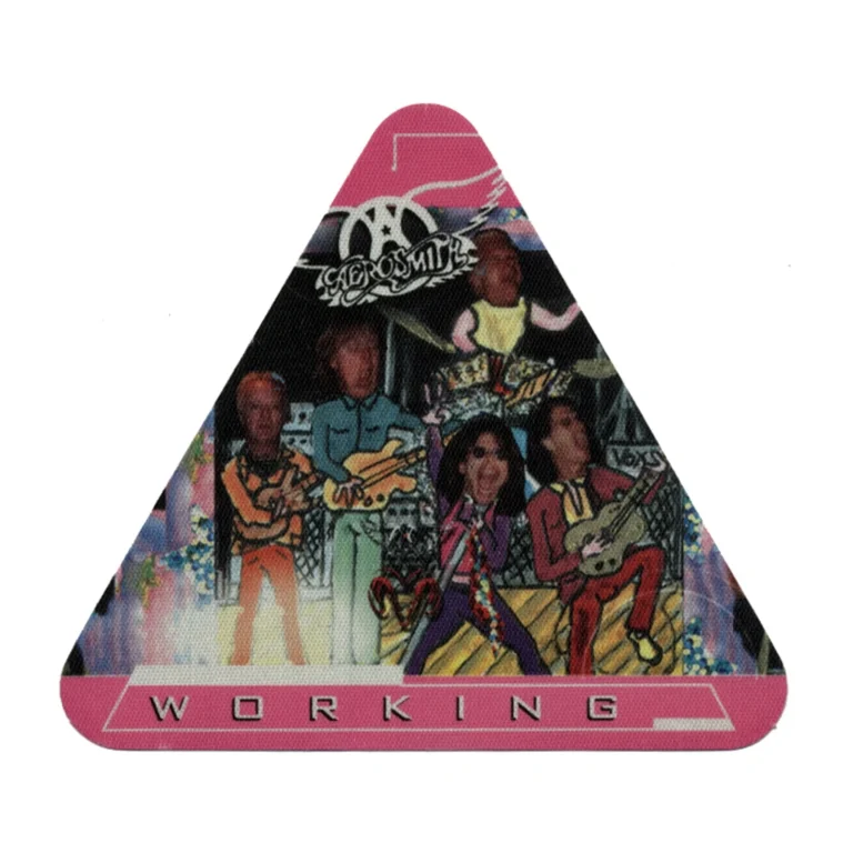 Aerosmith 2001 Just Push Play Concert Tour Working Backstage Pass